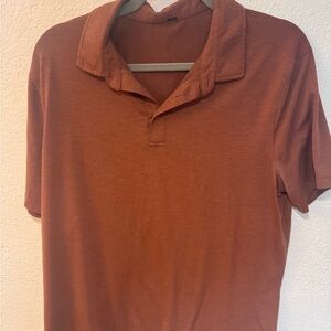 Men's Rust lululemon Polo Shirt